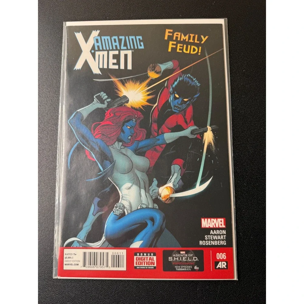 Amazing X-Men 6 Marvel Comics 2014 Family Feud Mystique Nightcrawler Jason Aaron